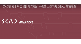 SCAD喜报｜华工设计院荣获广东省国土空间规划协会多项表彰