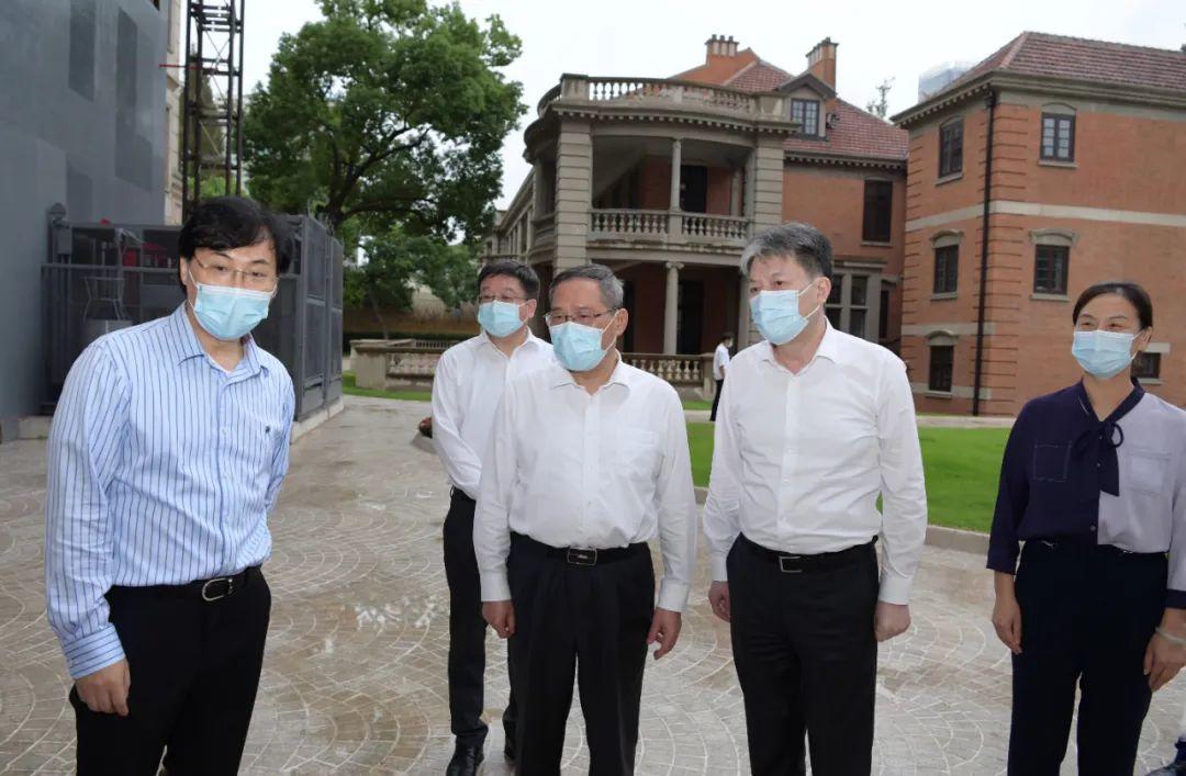 市委书记李强调研集团参与设计的上音淮海路校区提升工程项目