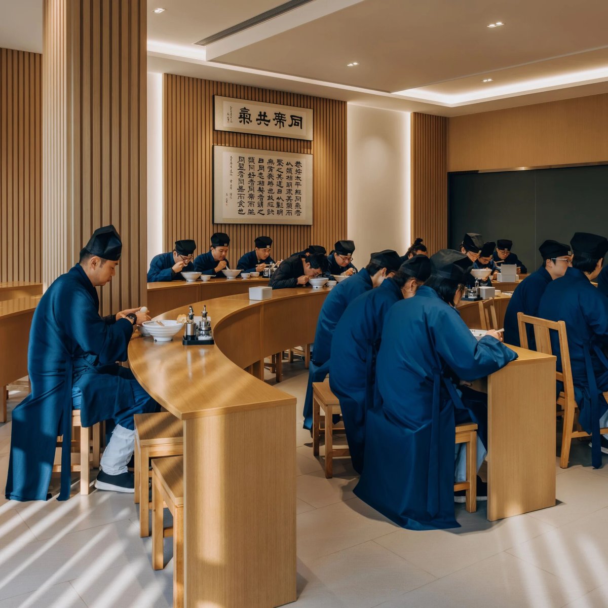 斋堂内景