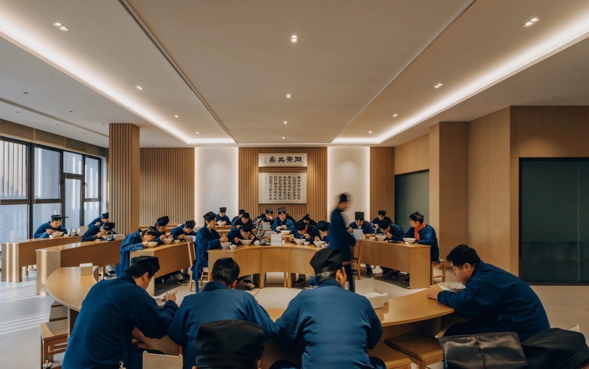 斋堂内景
