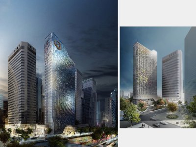 Hanwha首尔总部重建 ，韩国