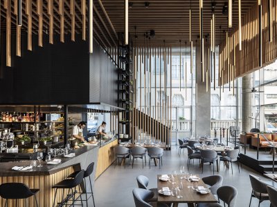 L28 Culinary Platform餐厅，以色列 / Kimmel Eshkolot Architects