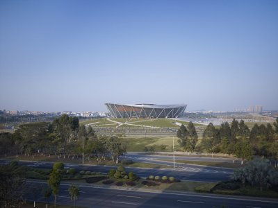 中国猎豹篮球队的新主场篮球馆，东莞