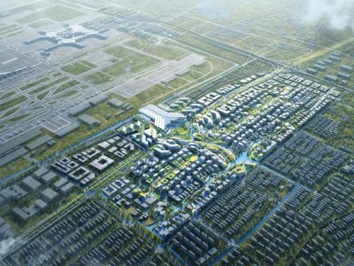 新建上海东站综合交通枢纽建筑概念设计方案及周边地区城市设计