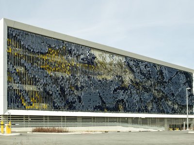 Eskenazi医院停车场艺术表皮设计，美国