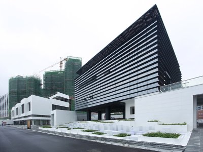 霞涌泡泡海滨海度假项目售楼部设计，中国