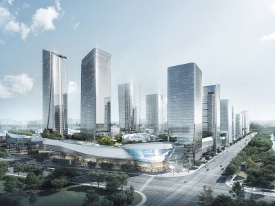 上海龙阳路交通枢纽TOD城市设计