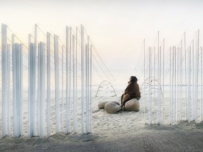 UABB大鹏溪涌分展场：琴亭 / HAS design and research
