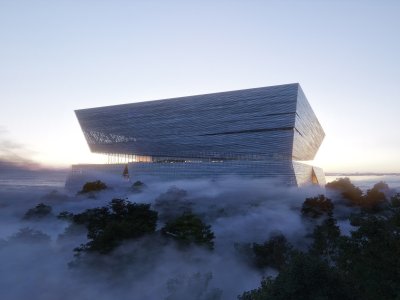 国深博物馆建筑方案设计国际竞赛优选奖，深圳 / JKMM Architects