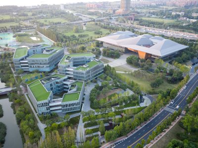 南京生态科技岛: 新纬壹科技园 / NBBJ
