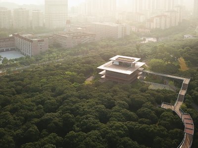香蜜公园科学图书馆，深圳 / MLA+