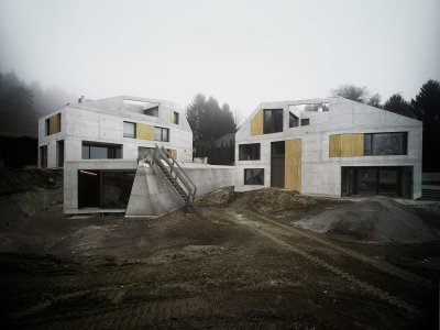湖边的双子住宅，苏黎世