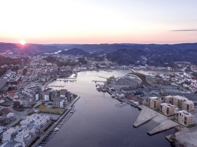 Mandal 码头公寓，挪威