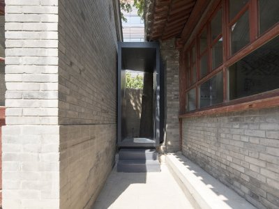 南半截胡同2号临时展亭，北京 / 鲍威建筑工作室