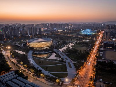 杭州运河亚运公园 / 浙江省建筑设计研究院 + ARCHI-TECTONICS