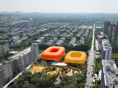 松江泗泾体育中心概念方案，上海 / selgascano