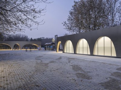 北京奥林匹克森林公园跑者服务站 / TEMP建筑设计工作室