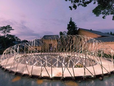 趣村乡戏 - 室外小剧场，江西 / 同济大学
