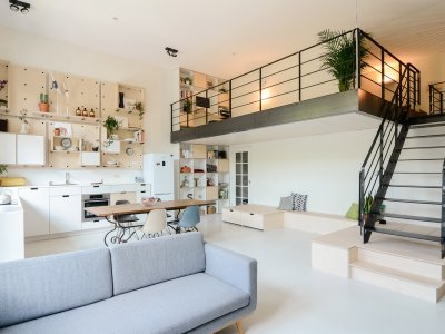 一家四口的Loft公寓，阿姆斯特丹