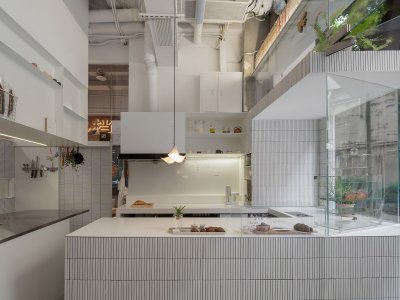 swing by面包店，广州 / 氹边建筑工作室
