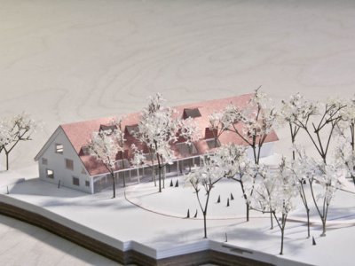Straßkirchen市政厅森林屋顶，丹麦