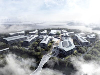 阿里巴巴达摩院办公园区，杭州南湖 / Aedas