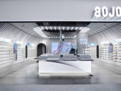 弓 - AOJO眼镜店，北京 / 梅兰室内设计有限公司