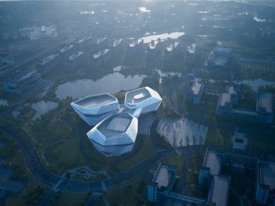 浙江师范大学行知学院图书文化中心，浙江 / 中国联合工程有限公司