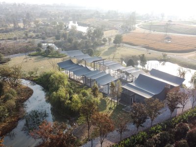径山花海帐亭，杭州 / 浙江农林大学园林设计院 + 东维建筑