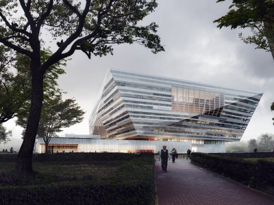 新型未来图书馆 - 上海图书馆东馆破土动工