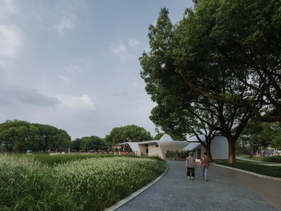 无锡惠山长安市民广场驿站设计 / 灰空间建筑事务所