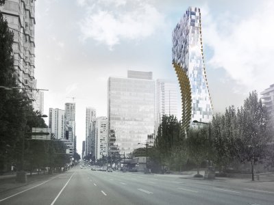 隈研吾在温哥华推出北美第一座大型居住建筑，加拿大
