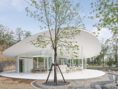 曲线动感，不朽的雕塑：马什哈德建筑工程组织总部 / Nextoffice