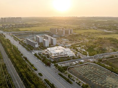 西安万科理想城北区小镇中心·池岛 / a9a建筑设计事务所
