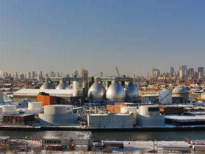 Newtown Creek新镇溪污水处理厂，纽约