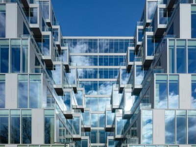 递进立面，柏林上城综合体UP! Berlin / JASPER ARCHITECTS