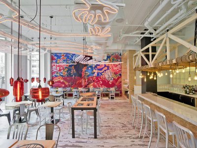 华盛顿的中国风混搭餐厅，美国