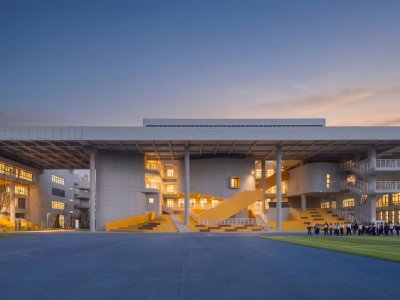 南京明道康盛路学校 / 中锐华东荣朝晖工作室 + 南京邦建实践建筑设计事务所 + 东南大学建筑学院