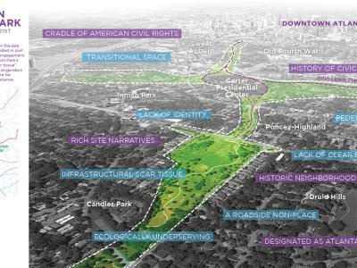 2021 ASLA分析规划类荣誉奖：民众规划的自由公园，亚特兰大 / SWA Group