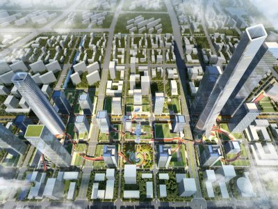 江北新区中心区金融中心及地下空间