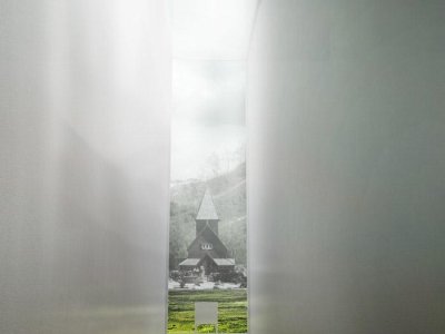 游客中心公开竞赛的参赛方案，挪威