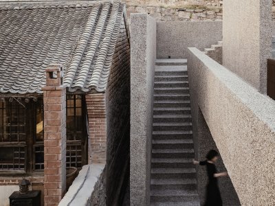 一山间慢院：长城下的桥，北京 / nsaaa