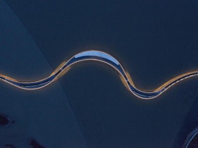 环元荡贯通桥：一种混合的基建设施 / BAU建筑与城市设计事务所