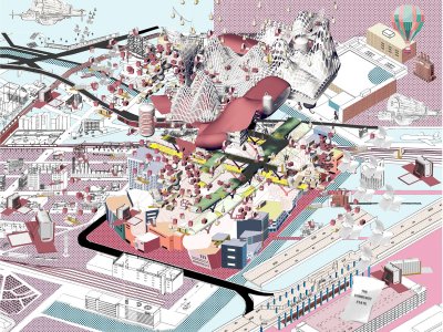 河北工业大学建筑学四年级高层设计作业