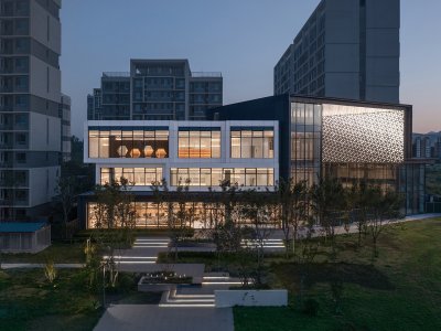 首创和园·平谷新城租赁住房社区图书馆，北京 / 严旸建筑设计