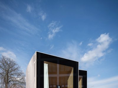 德国国际建筑展上的木质原型住宅 / 斯图加特大学ICD