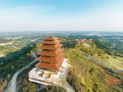 龙泉山城市森林公园丹景阁，成都 / 成都市建筑设计研究院有限公司