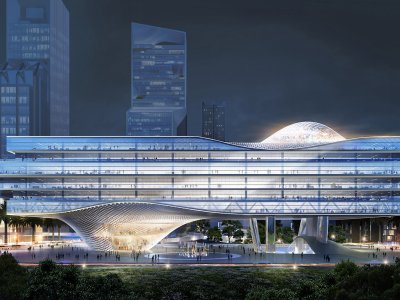 “深圳潮”：中兴通讯（ZTE）新总部大楼设计方案 / 奥雷·舍人事务所