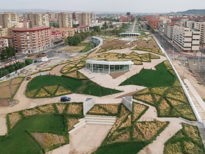 洛格罗尼奥联运车站&amp;城市设计&amp;菲利普六世公园，西班牙 / Abalos+Sentkiewicz AS+