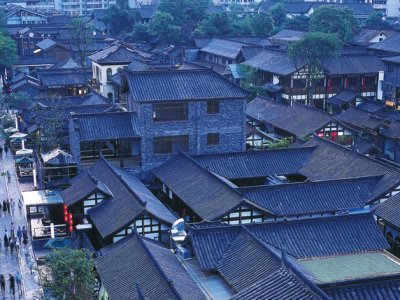 宽窄巷子历史文化保护区，成都